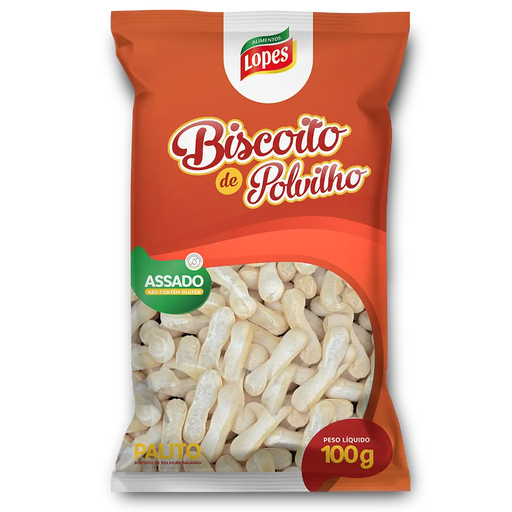 Biscoito de Polvilho Tradicional LOPES 100g 