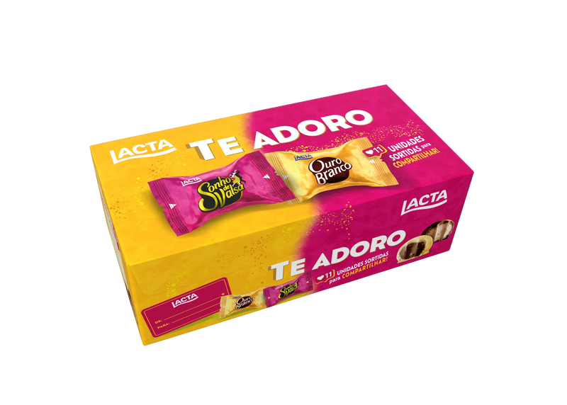 Bombom LACTA Te Adoro 220g