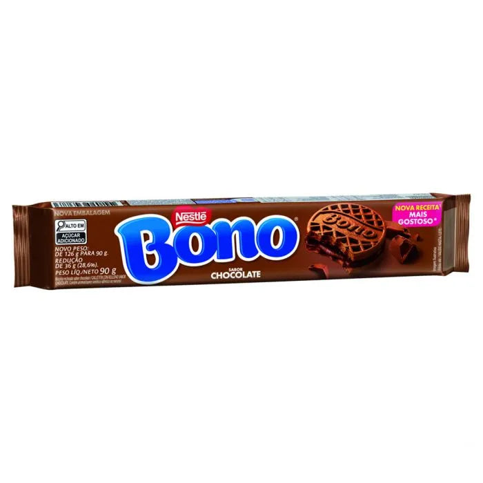 Biscoito Recheado Chocolate BONO - 90g