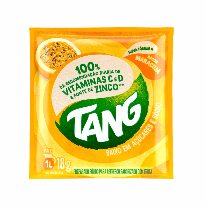Refresco em Pó de Maracujá TANG - 18g