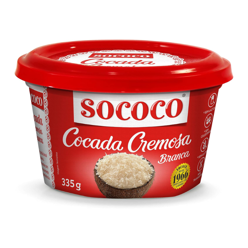 Cocada Cremosa Branca SOCOCO - 335g