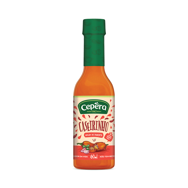 Molho de Pimenta Caseirinho CEPÊRA - 60ml