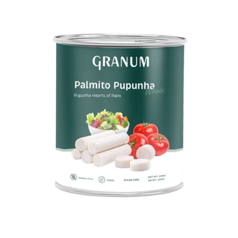 Palmito de Pupunha em Lata GRANUM - 800g