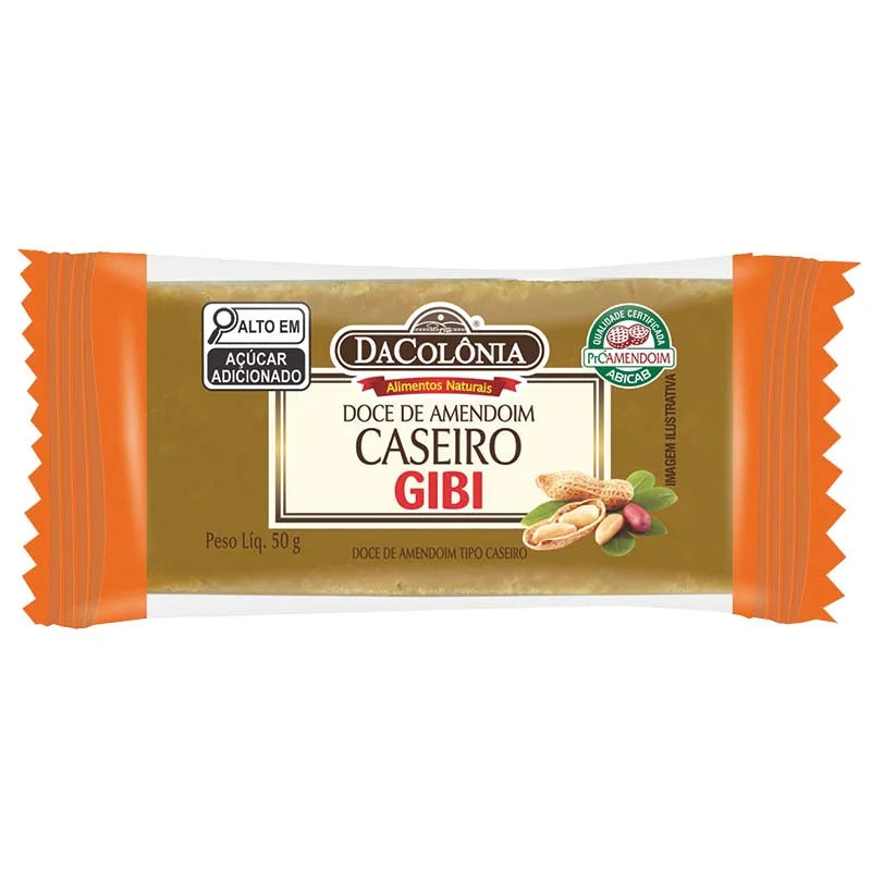 Paçoca Gibi DA COLÔNIA - 800g (16un)