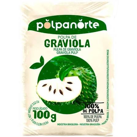 Polpa de Graviola POLPANORTE - 100g