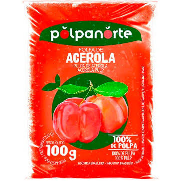 Polpa de Acerola POLPANORTE - 100g