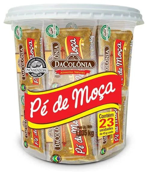 Paçoca Pé de Moça DA COLÔNIA - Pote 1,030kg