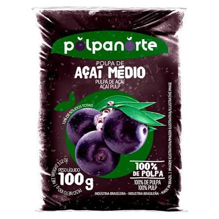 Polpa de AÇAÍ POLPANORTE - 100g