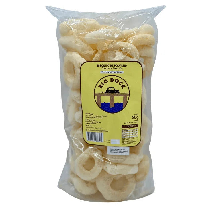 Biscoito de Polvilho Tradicional RIO DOCE - 80g